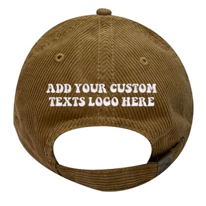 Casquette de baseball vintage unisexe, tissu imperméable élégant, visière incurvée, sangles réglables, broderie à la main à pois, logo en caoutchouc imprimé - Product Image 6