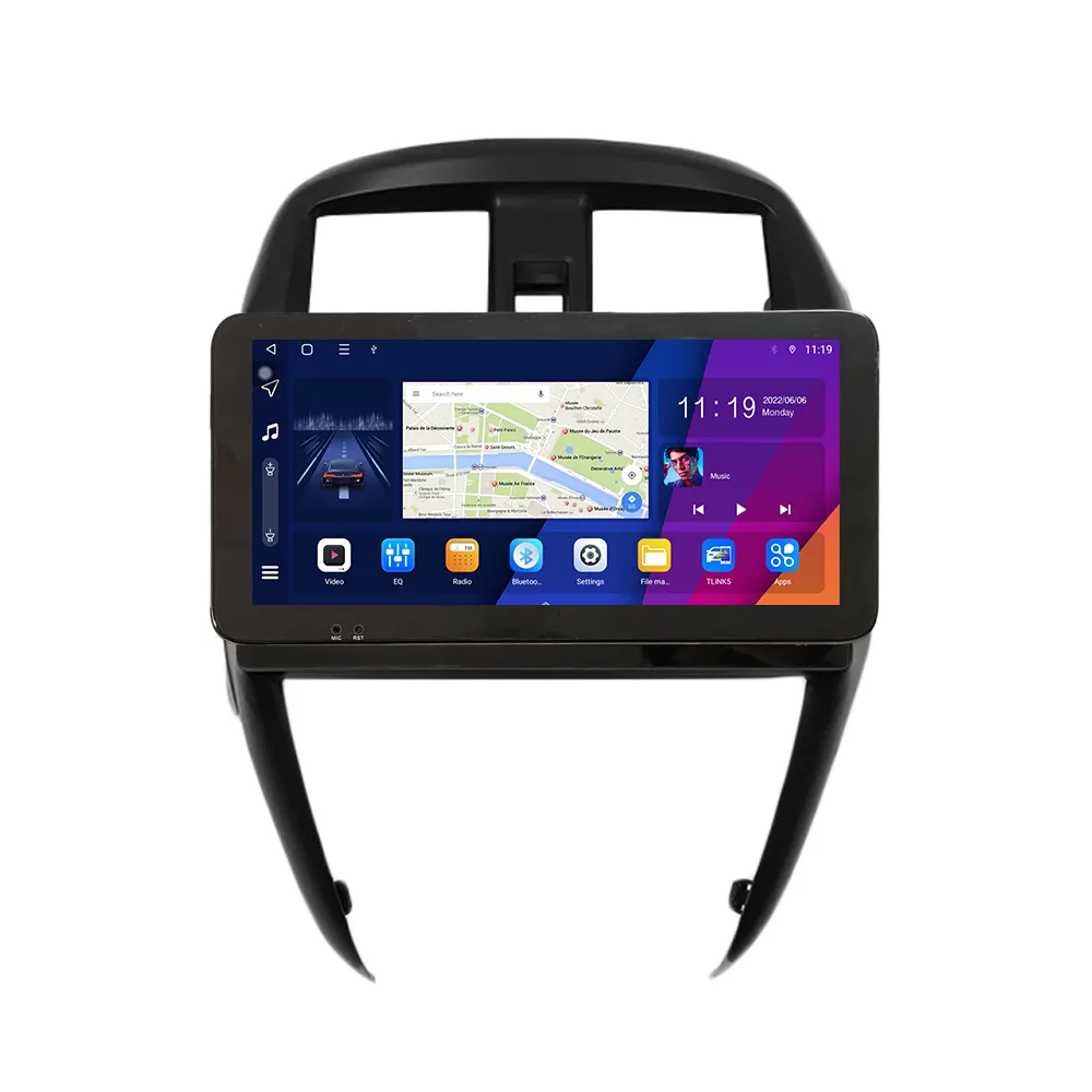 For Nissan Sunny 2014-2019 10.33 inch QLED Screen Headunit Device Double 2 Din Car Stereo GPS Navigation Android Car Radio