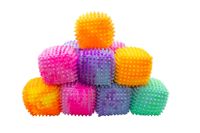 Jouet éducatif anti-stress en silicone souple et coloré, respectueux de l'environnement, pour enfants de 5 à 7 ans, unisexe, 7x7cm