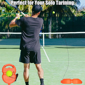 Outil d'entraînement de base pour l'enseignement du tennis professionnel, apprentissage en solo, balle de rebond avec base stable et robuste - Product Image 2