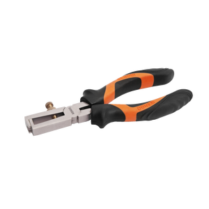 Alicates Pelacables de acero métricos KENDO de 160mm, superficie de mandíbula dentada, mango Industrial DIY, plástico personalizable OEM 200mm - Product Image 1