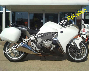 <span class=keywords><strong>Carenado</strong></span> para Honda VFR1200 <span class=keywords><strong>VFR</strong></span> 1200 10 11 12 13, Blanco y Negro, Juego de Carenados para Motocicleta - Product Image 1