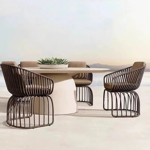 2025 European Style Set PE <b>Rattan</b> Woven Waterproof Garden Patio Furniture - Product Image 3