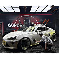 Applicable à ToyotaGT86 BRZ Upgrade Wide Body Kit Fender 86 Upgrade Front Bumper Front Lip Side Skirt Diffuseur arrière