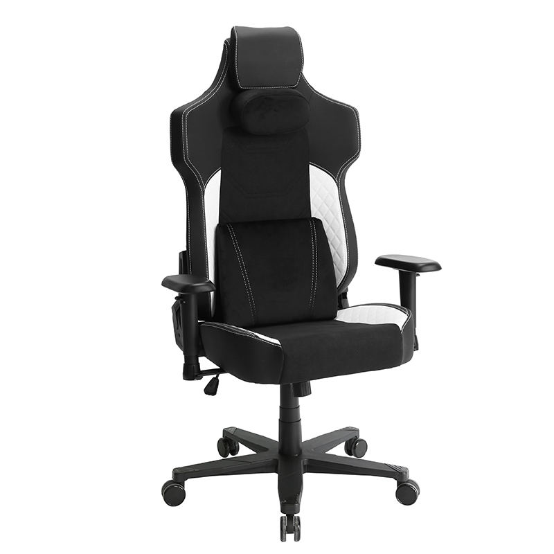 Ergonomic Chair Leather High Back RGB LED Massage Reclining Swivel Seat ...