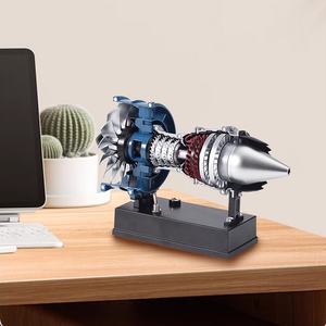 Настольная декорация: Сборная модель двигателя гражданского самолета из металлического сплава, вращающаяся, новинка - Product Image 6