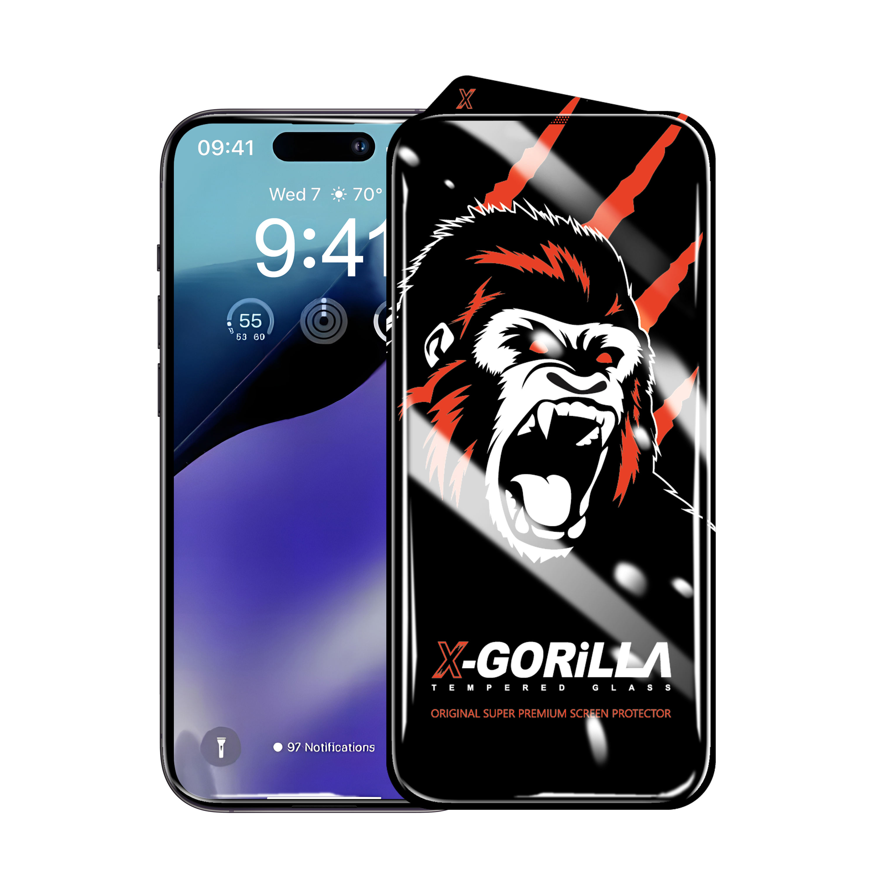 Vidrio HD AF*1 (sin paquete ni kit de limpieza)