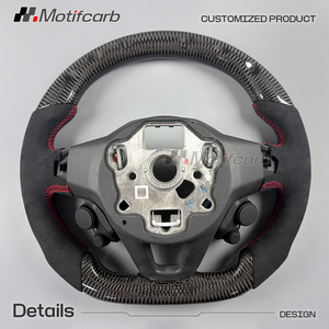 Volant intelligent en fibre de carbone personnalisé avec bouton de démarrage/arrêt pour Volkswagen Golf MK8 R GTI Touareg Jetta Tiguan 2020-2025 - Product Image 5