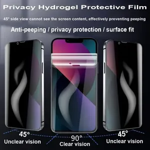 ฟิล์มกันรอยหน้าจอแบบ TPU ไฮโดรเจล OEM แบบกำหนดเองได้ สำหรับ iPhone ทุกรุ่น ทั้งแบบโค้งและแบบตรง  ฟิล์มเนื้อนุ่มแบบด้าน ป้องกันรอยขีดข่วน - Product Image 4