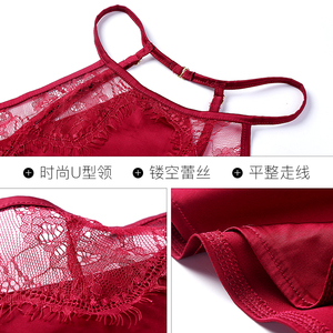 China Custom Sexy Wedding Night Wear Women Night Wear Silk Manufacturers - Product Image 6