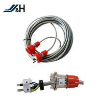 Australia SAA estándar resistente 3*2, 5 mm2 cable de extensión de alimentación trenzado con 10A 15A 250V 220V enchufe y enchufe industrial