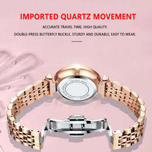 Nuevo Reloj de Pulsera de Cuarzo para Mujer POEDAGAR 366, Reloj Deportivo de Acero Inoxidable con Caja Ovalada y Diamantes de Moda - Product Image 6