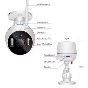 2.4G & 5G Wifi <span class=keywords><strong>6</strong></span> không dây CCTV Hệ thống an ninh 8 kênh Wifi NVR IR tầm nhìn ban đêm cho nhà kho 8CH 3MP 5MP <span class=keywords><strong>IP</strong></span> <span class=keywords><strong>Camera</strong></span> - Product Image 3