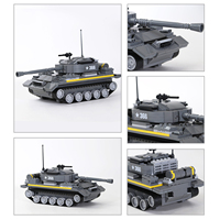 Wange 3660 WW2 Modèle de char lourd assemblé, équipement MOC, briques d'assemblage, blocs de construction en plastique, ensemble de jouets pour enfants, cadeau unisexe, Juguete