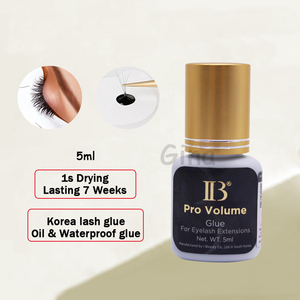 Colle à cils professionnelle I-beauty IB <span class=keywords><strong>Pro</strong></span> Volume 5ml séchage rapide en 1 seconde, marque privée, adhésif coréen noir sans latex pour cils - Product Image 4