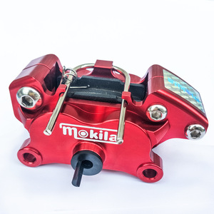 Étrier de frein de moto Mokila, espacement de 64 mm, quatre pistons fixes, en alliage d'aluminium, pour l'avant - Product Image 2