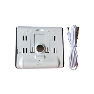 Trong Nhà Kỹ thuật số ngoài trời báo động nhiệt kế ẩm kế LCD Nhiệt kế đồng hồ cho phòng thí nghiệm - Product Image 5