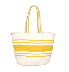 กระเป๋าผ้าแคนวาสชายหาดย่อยสลายได้ 100% ออร์แกนิค ทนทาน พร้อมหูหิ้วสะพายไหล่ และโลโก้พิมพ์ตามสั่ง - Product Image 3