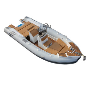 Bateau semi-rigide en aluminium et fibre de verre de 600 cm, certifié CE, robuste, pour la navigation côtière, la pêche sportive en haute mer et les loisirs en famille. - Product Image 5
