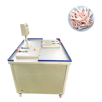 Équipement d'abattage essentiel pour le traitement du poulet Nouvelle machine à couper les ongles des pieds de poulet avec enlèvement des ongles à moteur