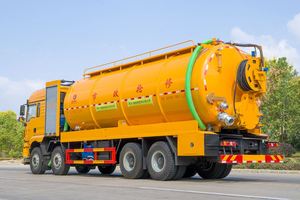 Camion de nettoyage et d'aspiration des eaux usées manuel diesel China Shanqi 8x4, 32 mètres cubes, Weichai 430 ch, émission Euro 6 - Product Image 4