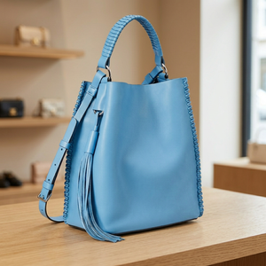 Bolso de Mano de Cuero Genuino para Mujer, Regalo de Boda Perfecto para Amigas, con Cierre, Dos Correas, Correa Cruzada, Tamaño Personalizado, Duradero - Product Image 6