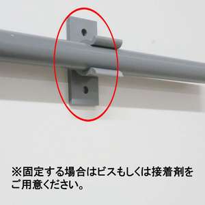 Support mural compact et simple pour tuyau rond, fixation par clip, Kansaikako P41-004 Japon - Product Image 3