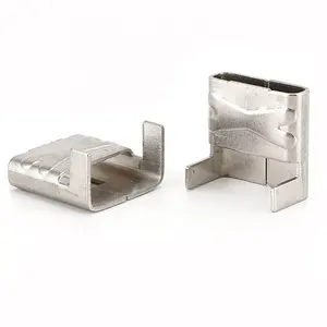 ANSHI Stainless Steel Banding Buckles L Type 304 201 202 for stainless steel strapping cable installation