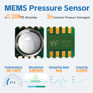 1Bar Pressão Absoluta Sensor WF5803F, Barômetro Digital Pressure Sensor para Altímetro Móvel e Equipamento Estação Meteorológica - Product Image 4