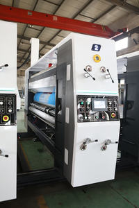 ZHENHUA SYKM industrie boîte en carton ondulé découpé avec des matrices faisant la Machine <span class=keywords><strong>Pizza</strong></span> boîte impression rainurage Machine de découpe - Product Image 3