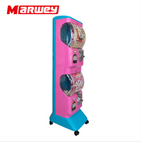 Marwey Machine électronique à double couche à pièces de haute qualité pour enfants Gumball Capsule Machine Distributeur automatique de jouets