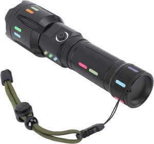 Lampe torche LED étanche 30W à longue portée 1000m, portable, zoomable, tactique, avec corps en aluminium, rechargeable, vente en gros - Product Image 5