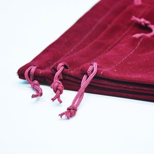 Petits sacs à cordon en velours pour bijoux, pochettes en velours pour bijoux, sacs cadeaux pour bonbons, petits cadeaux, Noël, mariage - Product Image 6