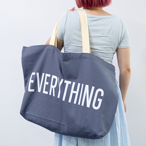 Sıcak satış özel baskılı Logo büyük Tote alışveriş pamuk moda kanvas çanta tuval büyük kolu ile çapraz vücut çanta - Product Image 5