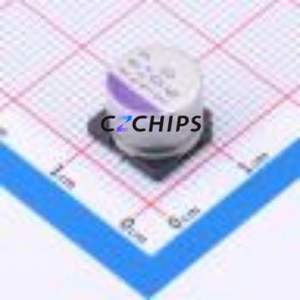 16SVP100M ตัวเก็บประจุแบบแข็ง SMD, D10xL8 มม. ( ความจุ: 100uF ) ( ความแม่นยำ: 20% แรงดันไฟฟ้าที่กำหนด: 16V ) - Product Image 1