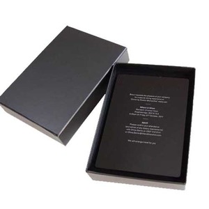 Boîtes sur Mesure Sur Mesure Logo Imprimé Cadeau Boîte <span class=keywords><strong>D</strong></span>'emballage Haut De Gamme À Charnière Couvercle Carton <span class=keywords><strong>Invitation</strong></span> Boîte - Product Image 4