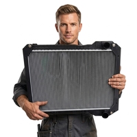 Réservoir d'eau de radiateur en aluminium et plastique pour JCB, neuf avec garantie d'un an