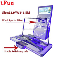 Machine moderne populaire d'arcade de simulateur de la réalité virtuelle 9D VR de simulateur du ski VR d'Ifunpark pour la zone de jeu
