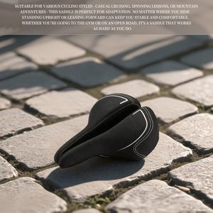 Nueva Venta caliente bicicleta ciclismo sillín espesar ampliar <span class=keywords><strong>MTB</strong></span> sillines bicicleta suave cómodo ciclismo asiento bicicleta sillín - Product Image 6