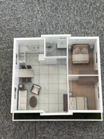 XH Maison contemporaine méditerranéenne préfabriquée Plan de bureau mobile avec trois chambres à coucher Maison en conteneur extensible en acier