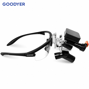 Loupes dentaires GOODYER avec lentilles magnétiques interchangeables <span class=keywords><strong>4X</strong></span> <span class=keywords><strong>5X</strong></span> 6X, distance de travail, filtre multicolore, certifiées CE - Product Image 2