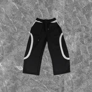 Conjunto Deportivo de Pantalones y Sudadera con Capucha Extra Grande de Dos Tonos Vintage Personalizada de Alta Calidad para Hombre - Product Image 5