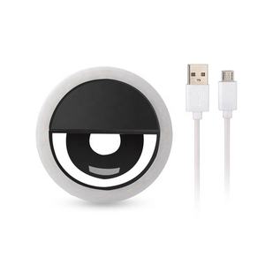 <span class=keywords><strong>Anneau</strong></span> lumineux LED rose pour Selfie, lumière de remplissage Mobile, Charge USB, téléphone, flashs, lentille, lampes lumineuses - Product Image 5