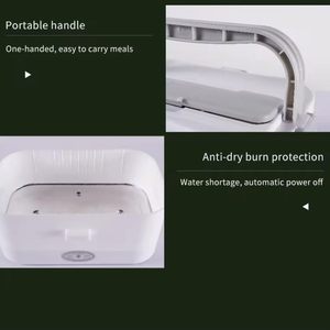 Portable Electric Lunch <b>Box</b> <b>Set</b> Home Office & Car Use Stainless Steel Food Warmer for Heating Safe for Kitchen & Bedroom - Product Image 2
