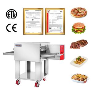Horno de túnel de panadería comercial, pizza horneada, Pita, <span class=keywords><strong>hamburguesa</strong></span>, camión de comida, horno transportador Industrial, horno de pizza de operación completamente automático - Product Image 1