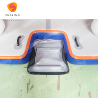 Île flottante gonflable de haute qualité pour divertissement estival, plateforme de loisirs aquatiques, ponton rebondissant Smazing SP-022 EN14960