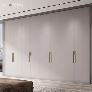 SUOFEIYA现代卧室壁橱高端定制木制衣柜橱柜设计待售