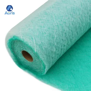 Paint Fog Felt Fiberglass Filter Media Air Conditioner Dust Fabric Filter Fiberglass Cotton White and Green Glass F