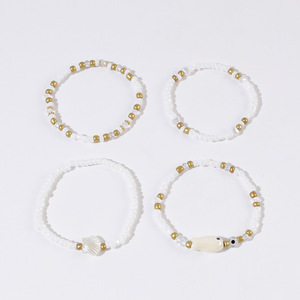 Conjunto <span class=keywords><strong>de</strong></span> Pulseras Apilables <span class=keywords><strong>de</strong></span> Verano con Cuentas <span class=keywords><strong>de</strong></span> Cristal, Conchas y <span class=keywords><strong>Ojo</strong></span> Turco Bohemio <span class=keywords><strong>para</strong></span> Mujer - Product Image 6