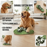 Nouveau jouet interactif pour chien, corde à mâcher pour nettoyer les dents, nœuds à mordre, fait main, vente en gros